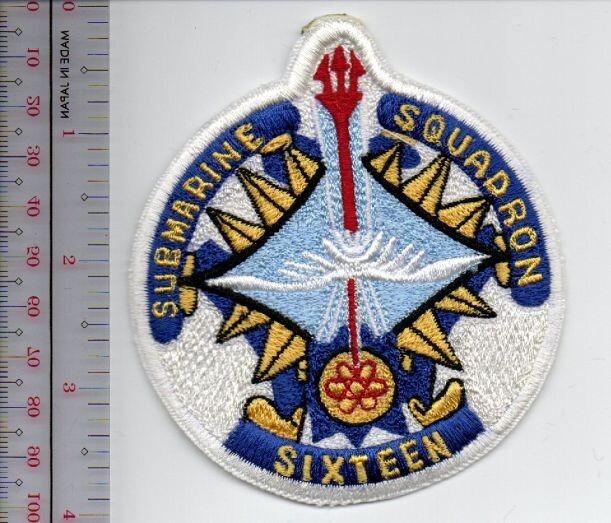 Sixteen Submarine Squadron  Group Patch NO TARIFF