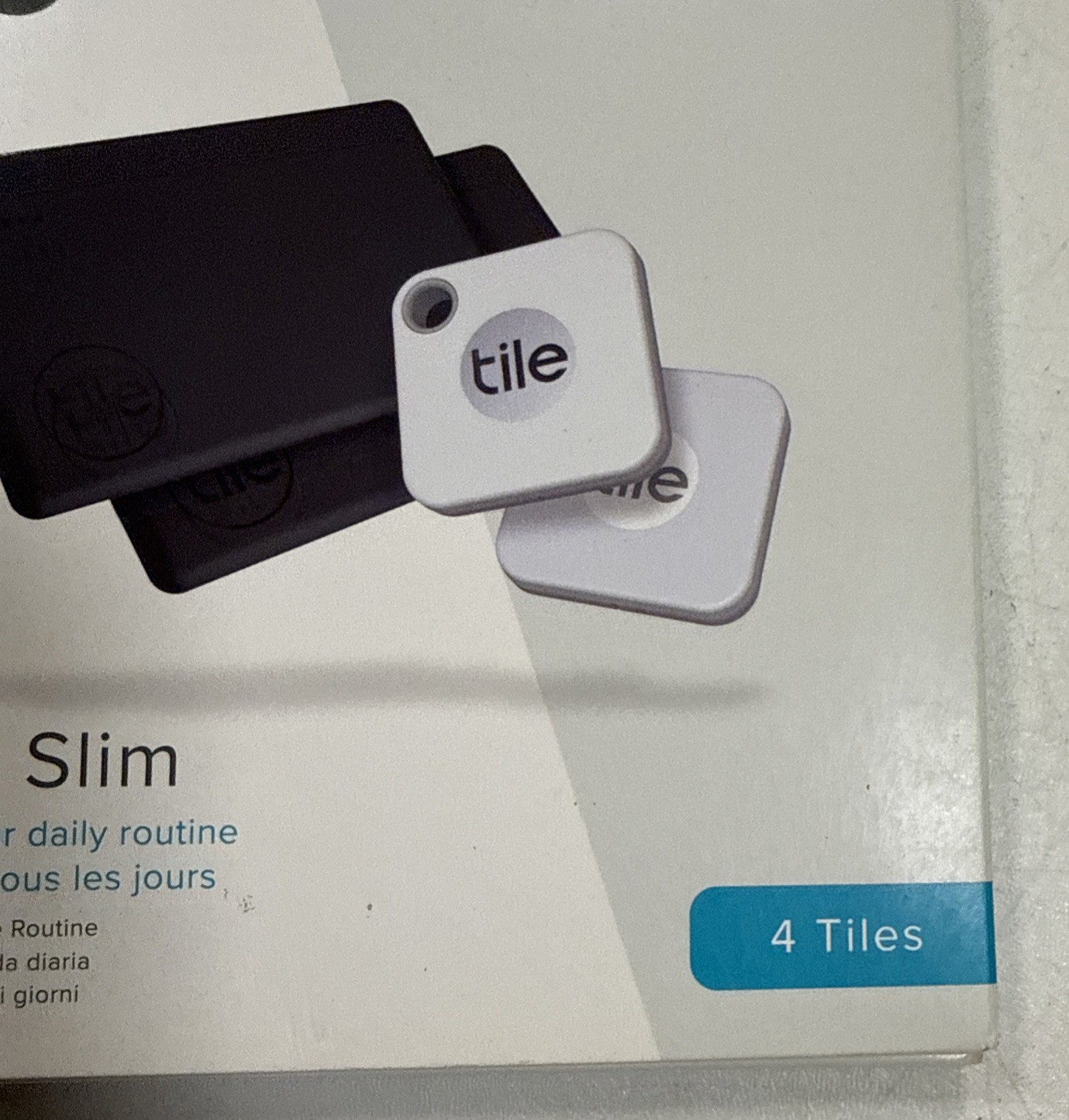 Tile Mate/Slim Bluetooth Tracker Set (4‑Pack) – New Sealed
