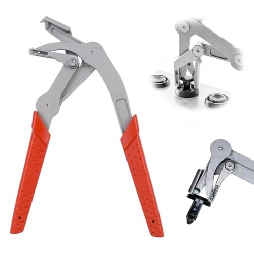 Car Clip Pliers, Professional Auto Trim Removal Tool Ergonomic Panel Clip Red