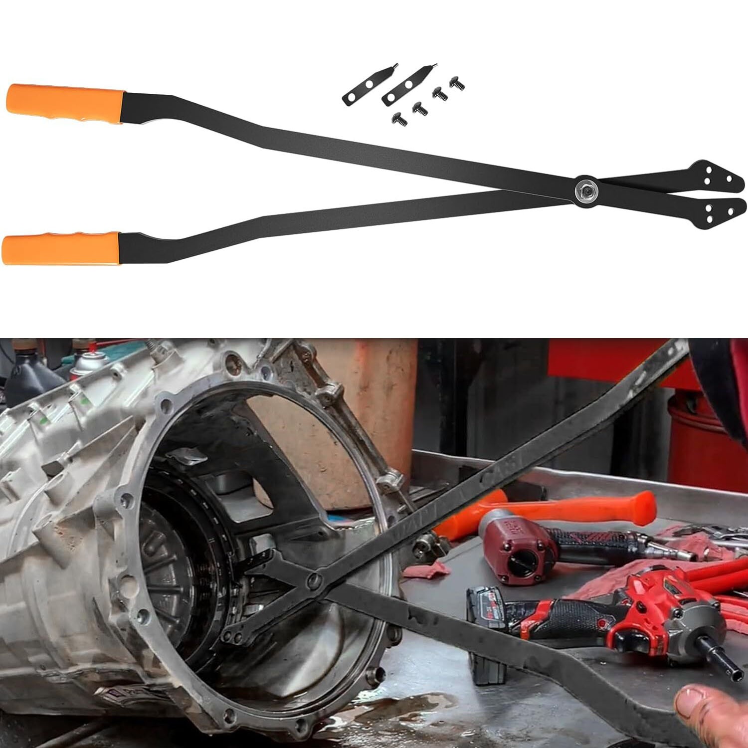 26" Internal Retaining Ring Pliers Large Snap Ring Pliers with Straight Tips