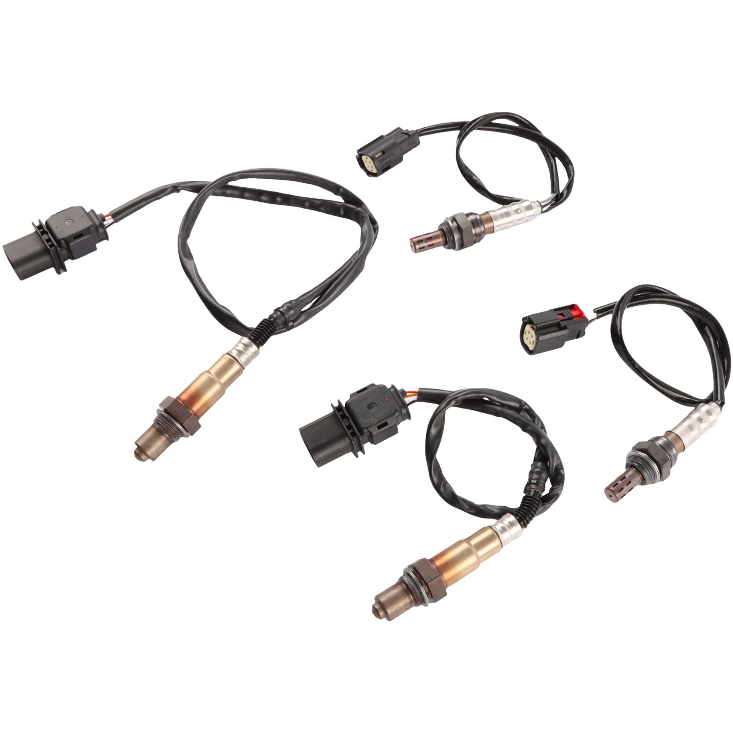 4pc Oxygen Sensor Up+Downstream for Ford F-150 3.5L V6 Turbo 2011 2012 2013 2014