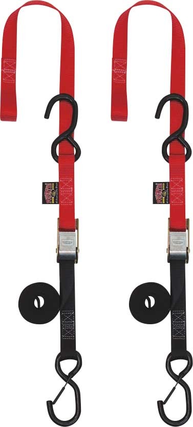 Powertye 1in. Cam Buckle with Soft-Tye Sewn-In - Red - 23621-SR