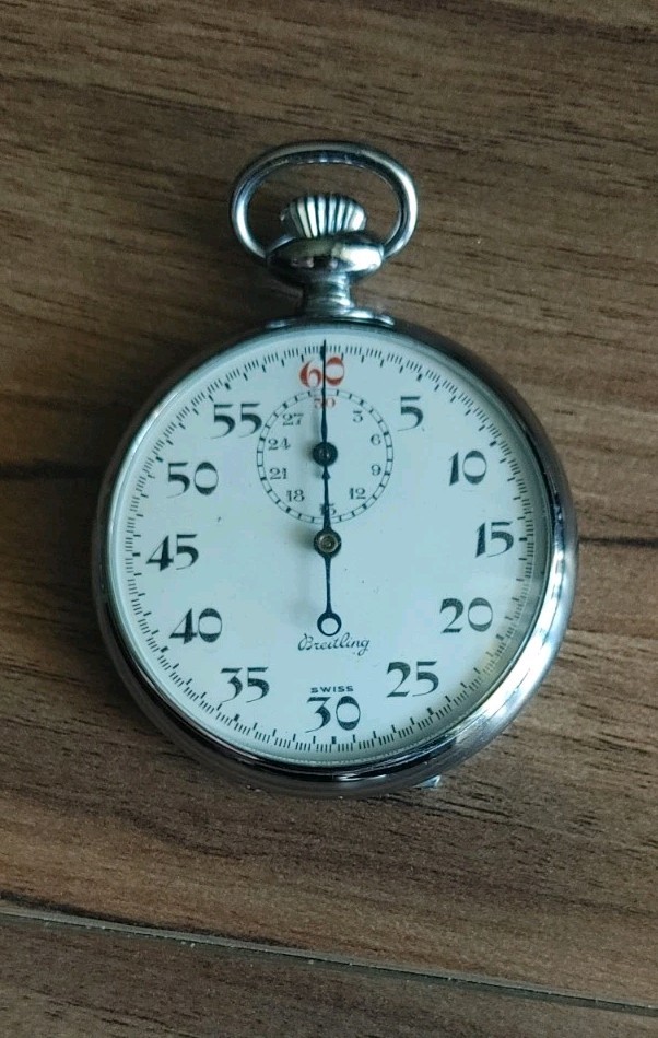 70's Breitling Stopwatch-Works Great-Beautiful Piece- EUC