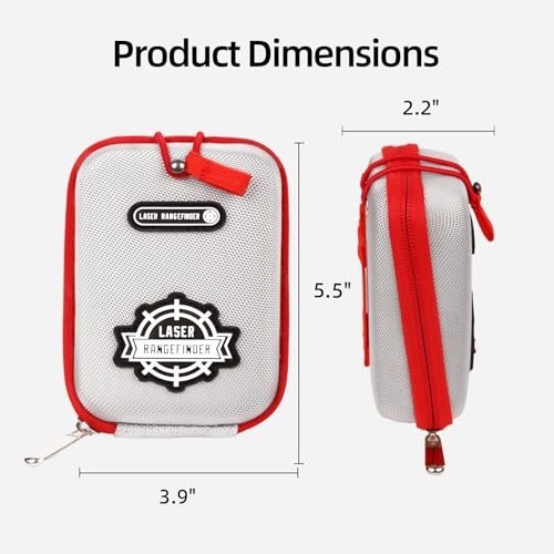 Universal Golf Range Finder Hard Case - Shockproof, Anti-Scratch Pouch for All M