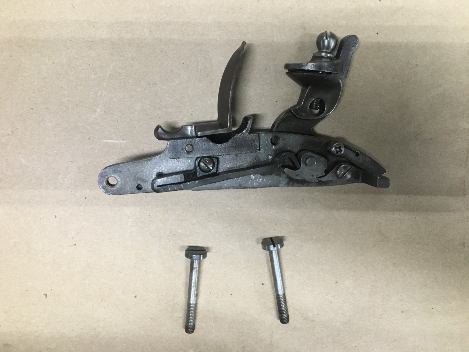 Tower Flintlock lock with screws NICE Condition