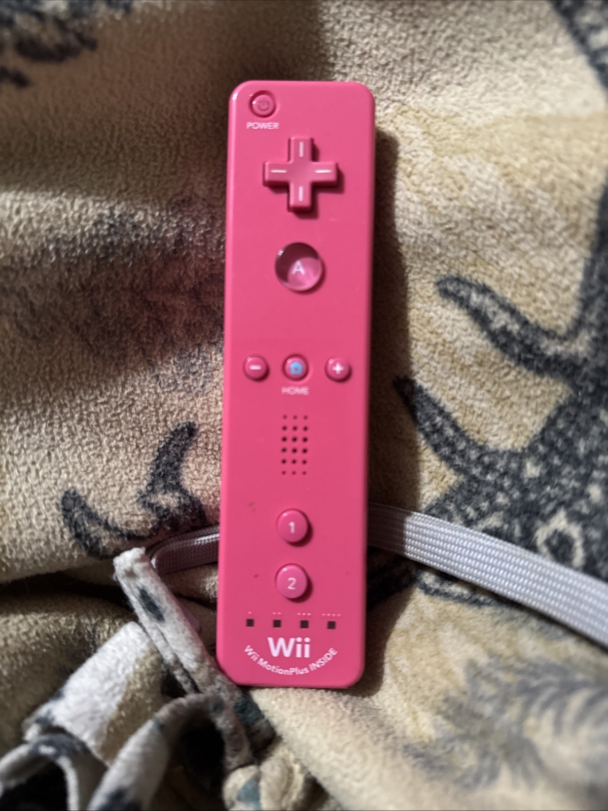 Official Nintendo Wii Remote Controller Motion Plus Inside Pink OEM Tested