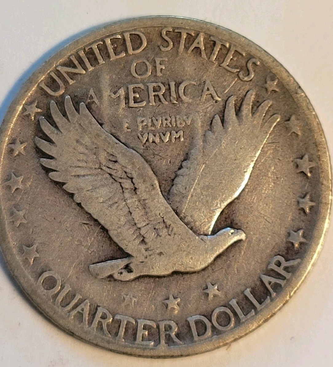 1927 S STANDING LIBERTY QUARTER VF KEY DATE