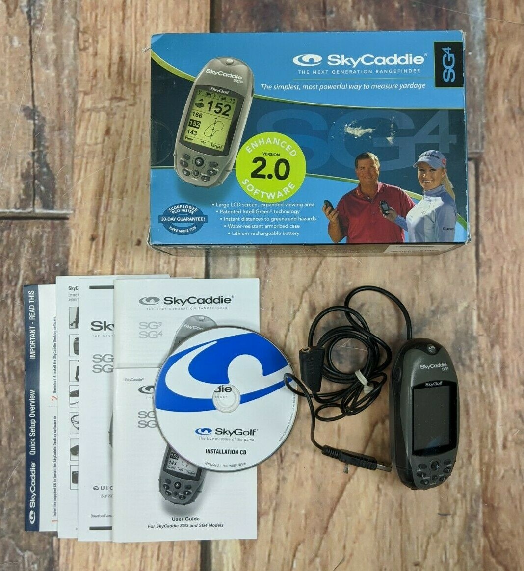SkyCaddie SG4 SkyGolf GPS Range Finder OEM Packing No Charger TESTED