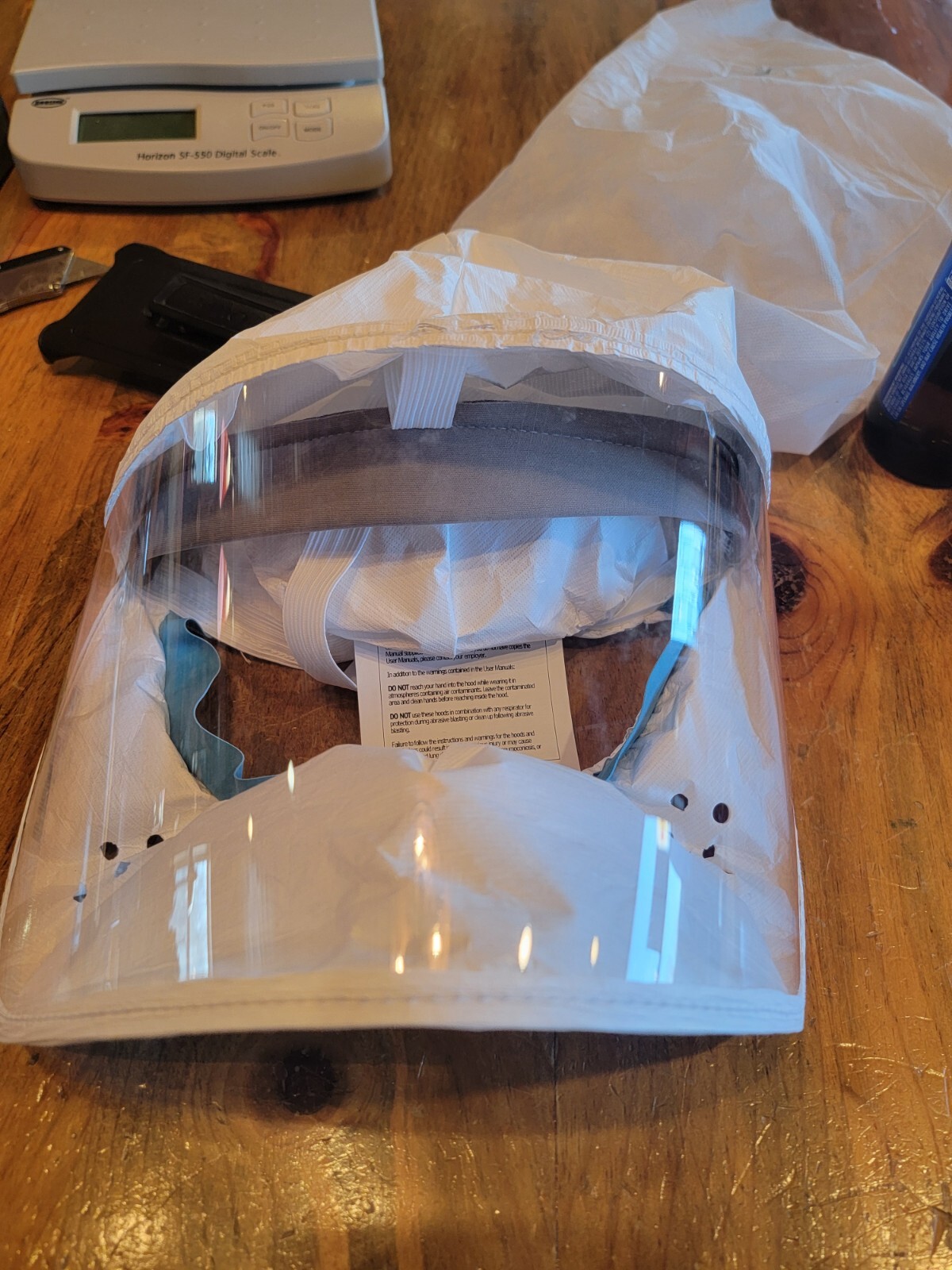 Bullard 20Lfl Facepiece,L,Clear