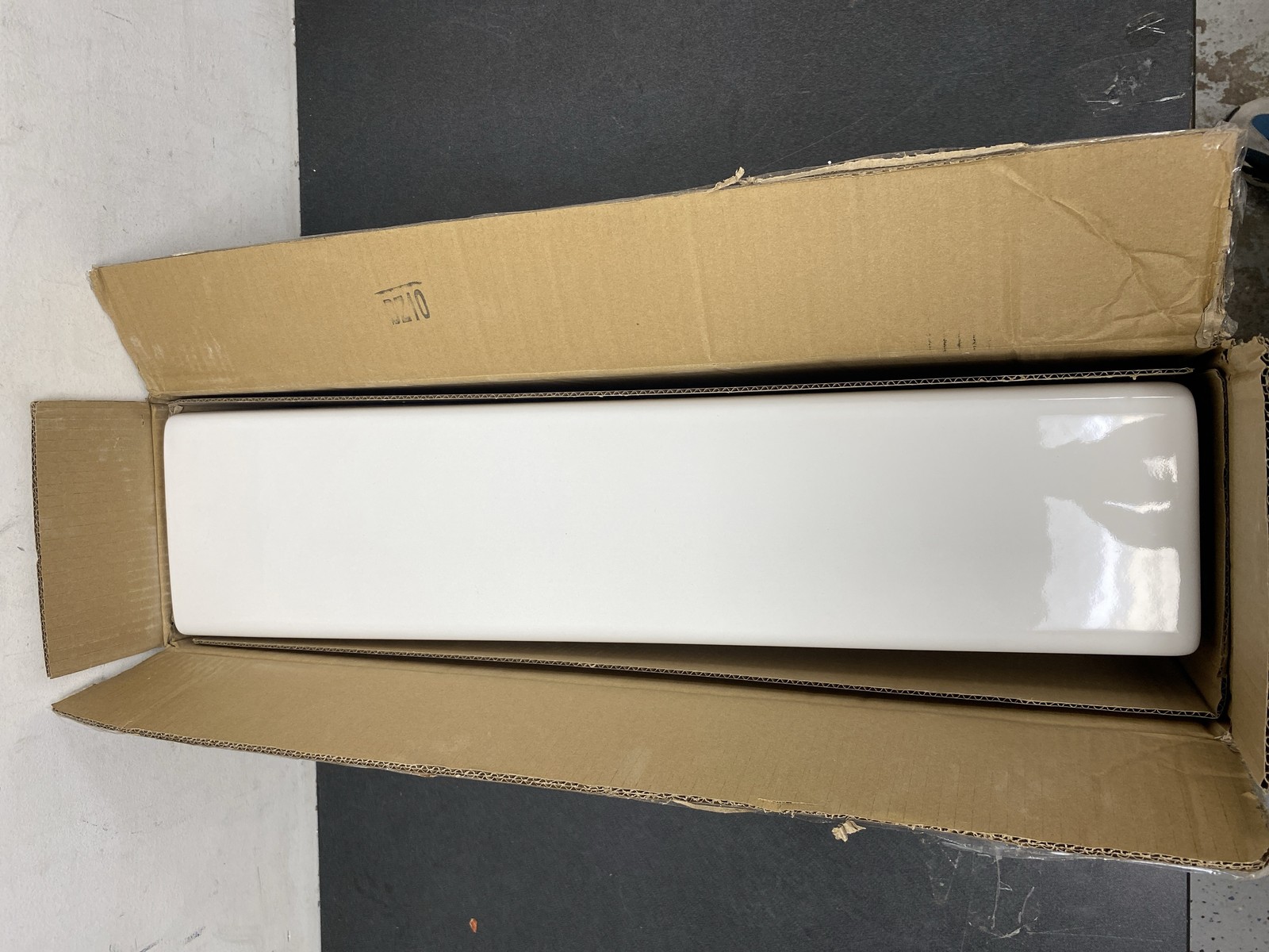 Signature Hardware 539975 Pentero 29" Fireclay Pedestal Sink Stand, White