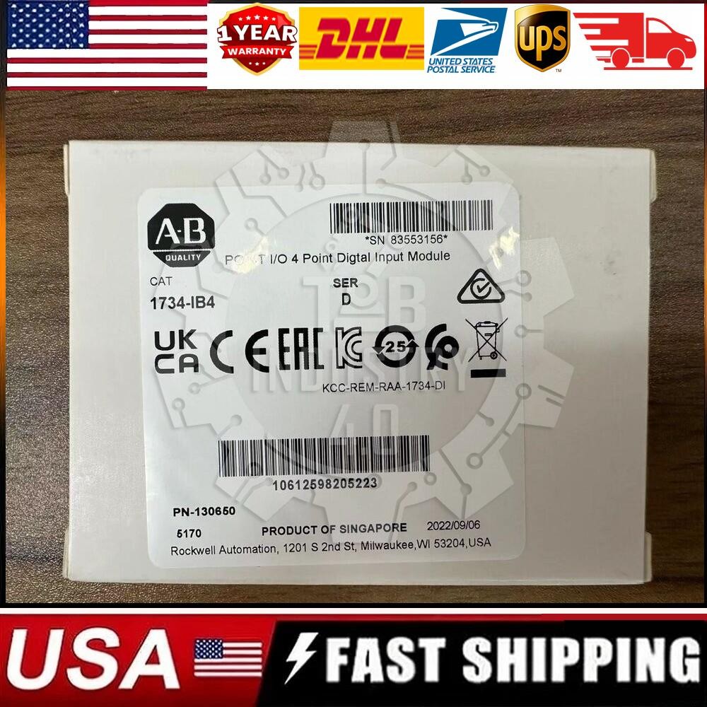 1734-IB4 Allen Bradley POINT I/O 4 Point Digital Input Module US Free Tax
