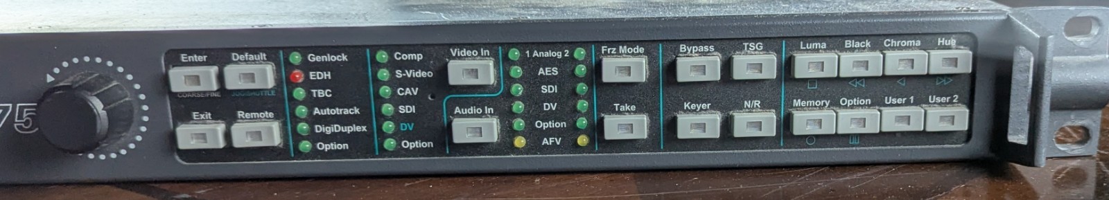 Leitch DPS-475AV Digital Processing Synchronizer Frame Sync TBC – Powers On – SD