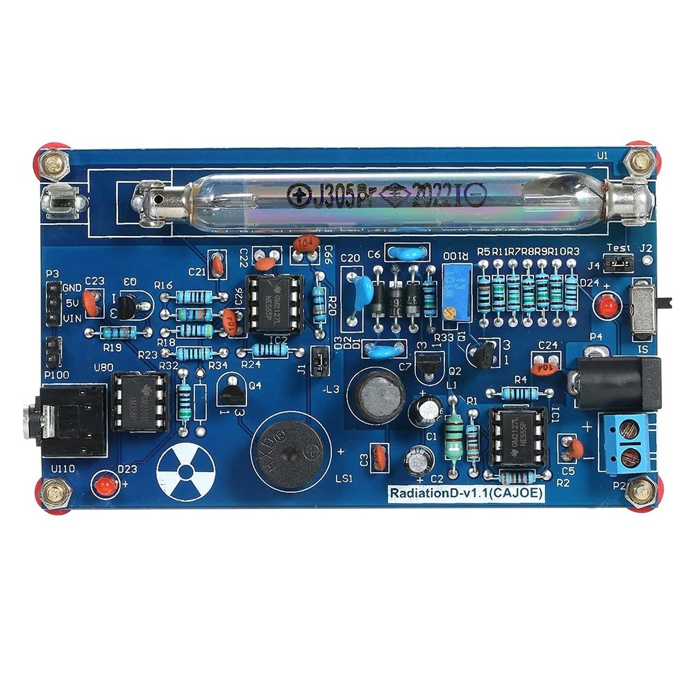 DIY Radiation Detector Kit with Visual Audio Indication for Arduino Projects