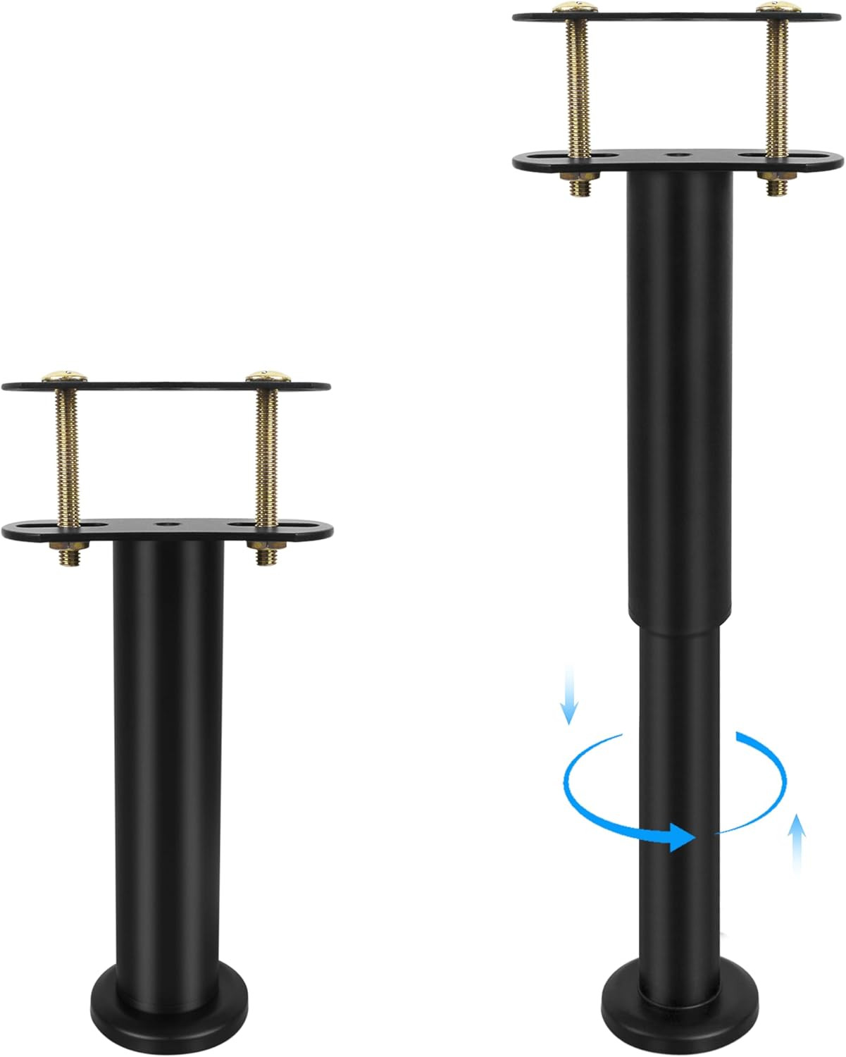 2-Pack Bed Frame Support Legs Stabilizer Replacement Universal Slat Reinforce...