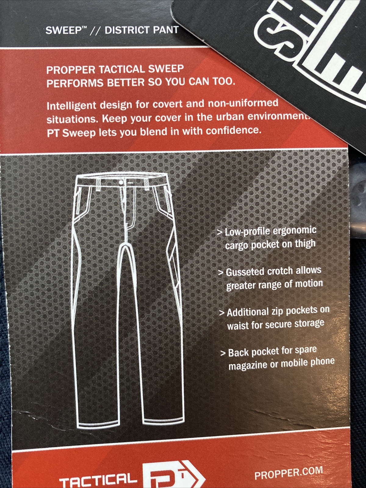 Propper Tactical Pants Men 36 Navy Blue LAPD District Utility Cargo Workwear New
