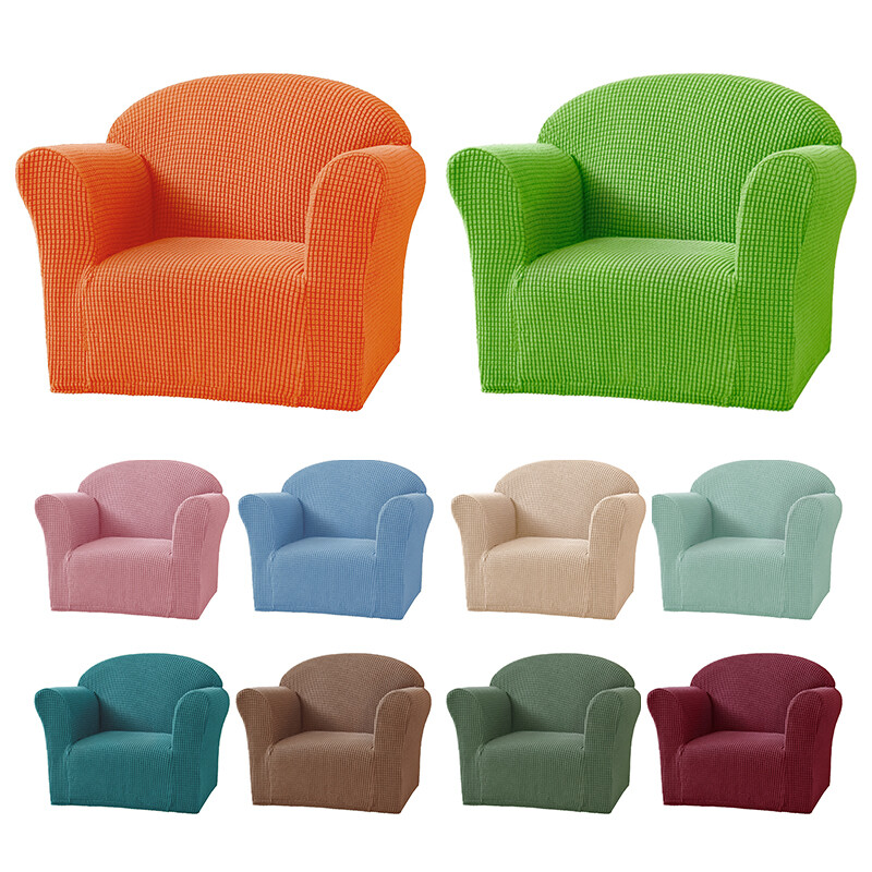 High Stretch Armchair Couch Cover Mini Sofa Slipcover Child's Chair Covers us ✲