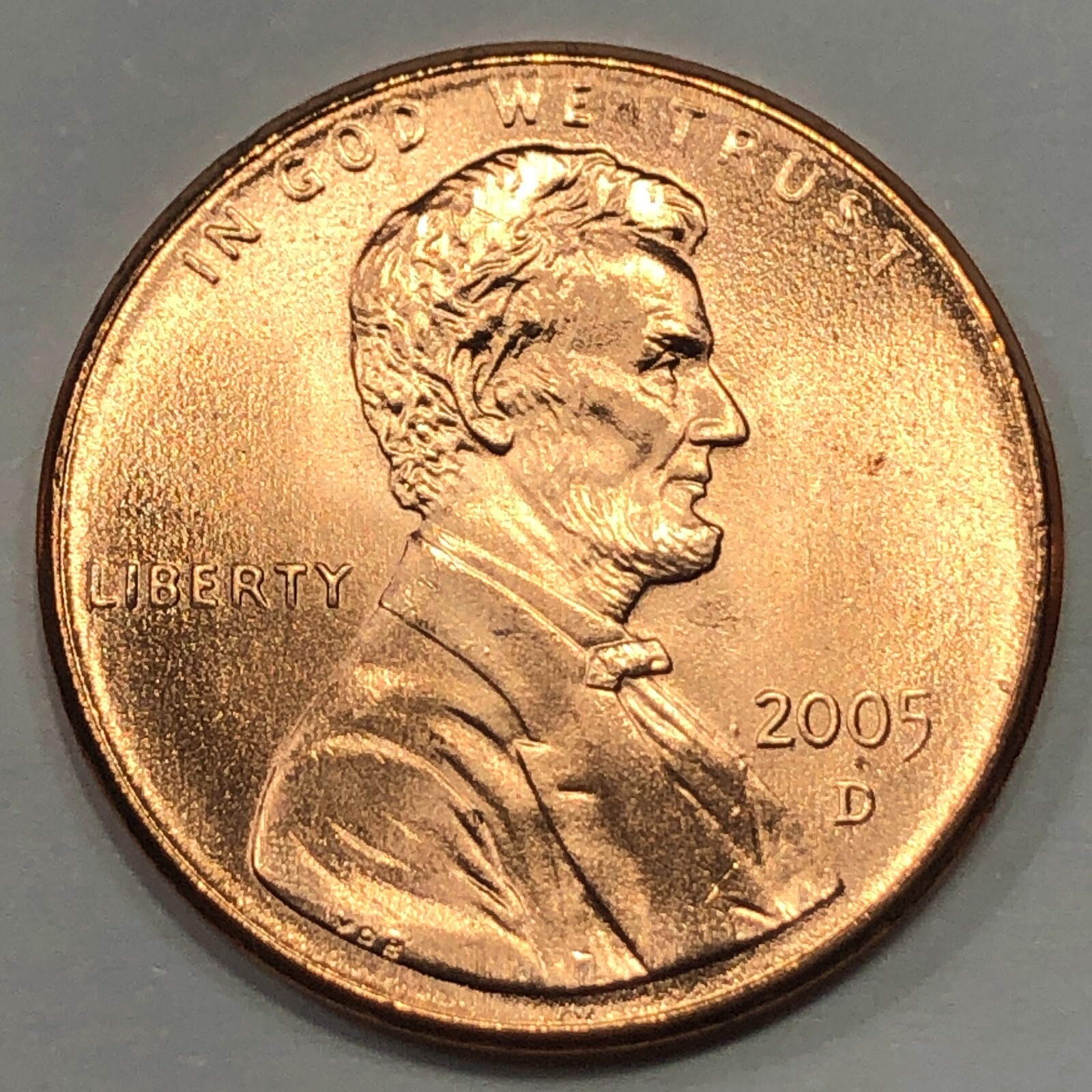 2005 D - Uncirculated Lincoln Memorial Cent