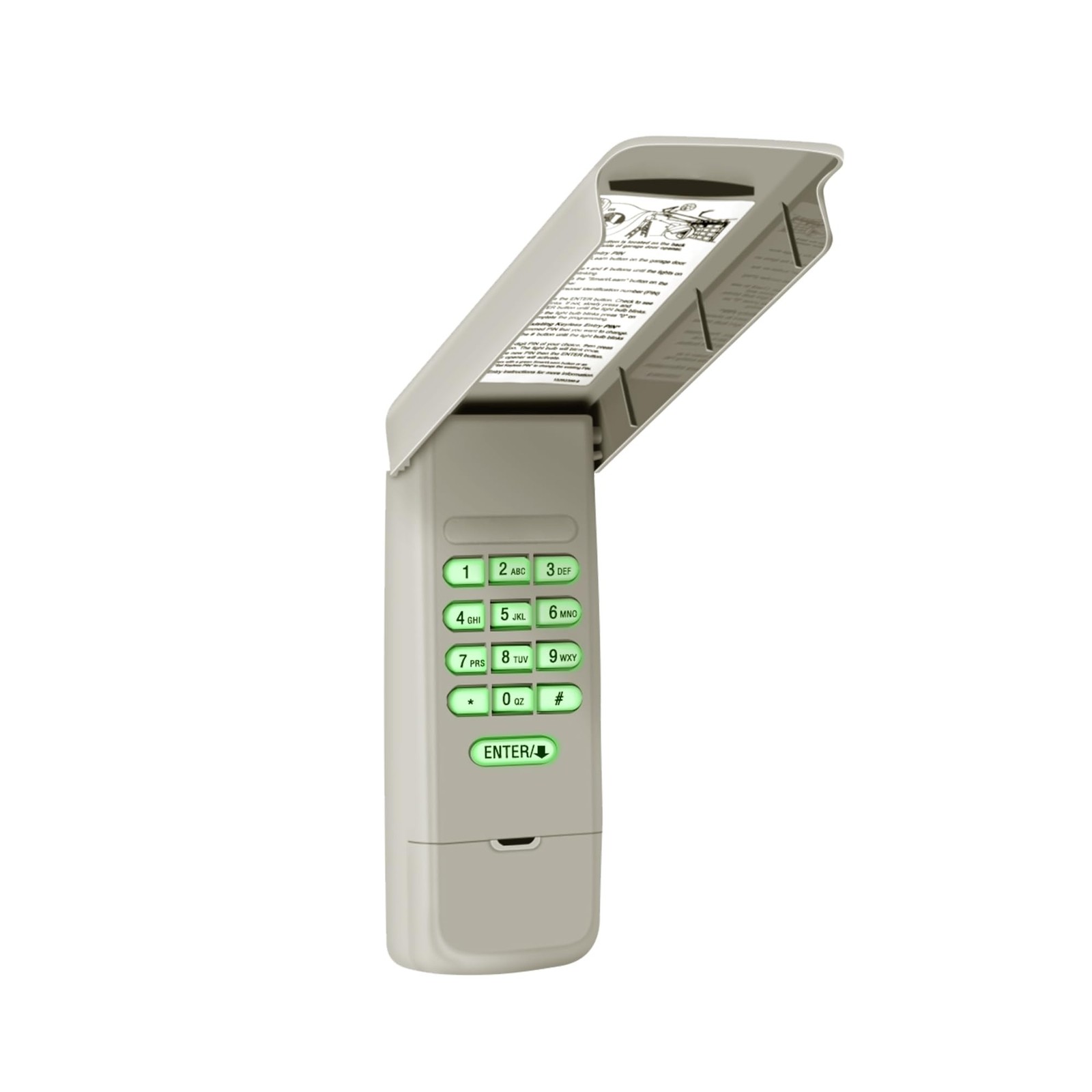 Chamberlain 940EV-P2 940ESTD Wireless Universal Garage Door Opener Keypad【12 ...