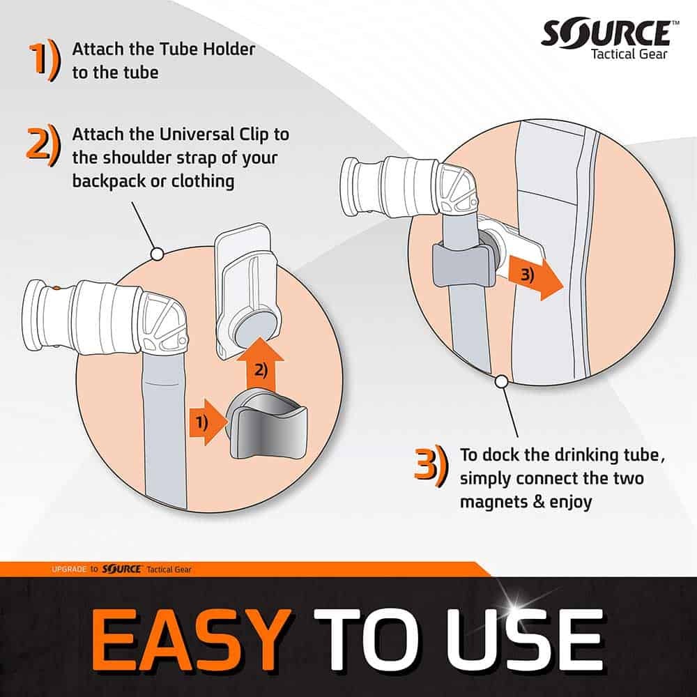 Source Tactical 4325190203 Ultimate Source M.C. 3L (100 oz) Hydration Bladder,