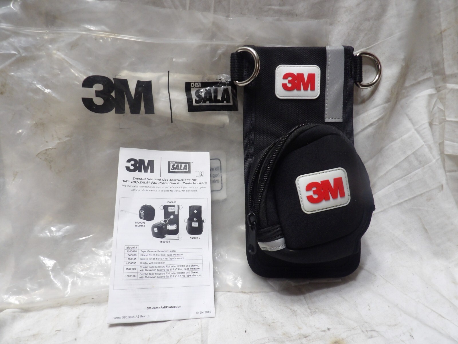 3M SALA Fall Protection Holster, Tape, Retr, Combo 5 lb Max No. 1500100