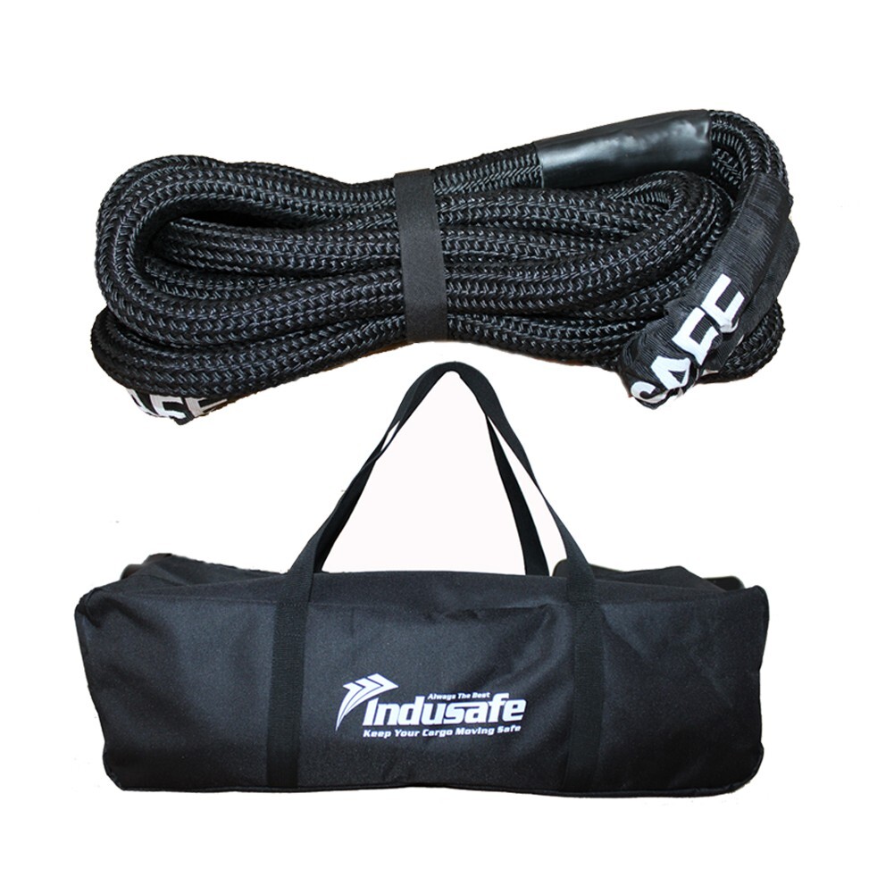 Recovery Kinetic Tow Rope 48000LBS Energy Truck Tow Snatch Strap 1" × 20'