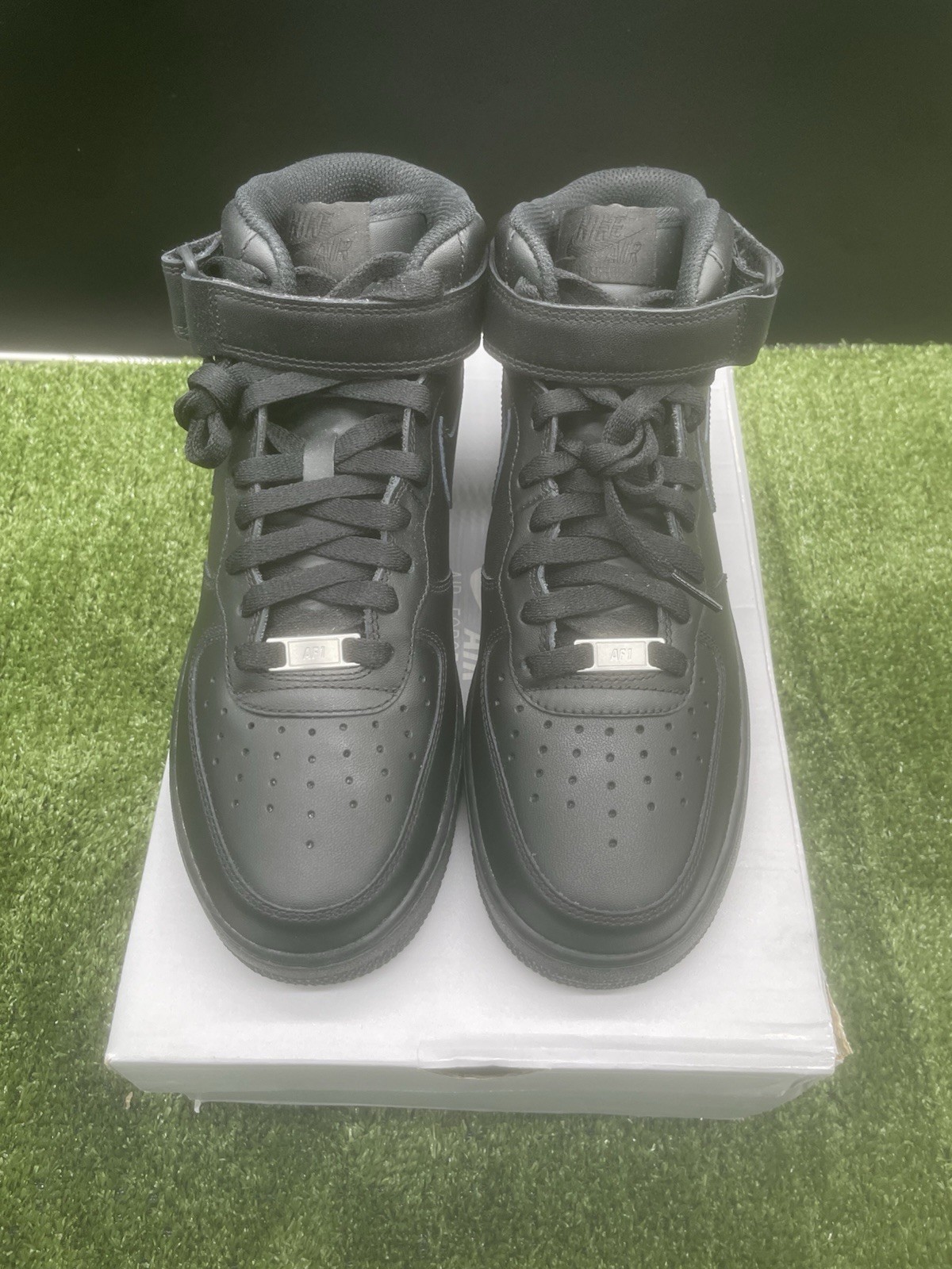 [CW2289-001] Mens Nike Air Force 1 Mid '07 'Triple Black' SIZE 9