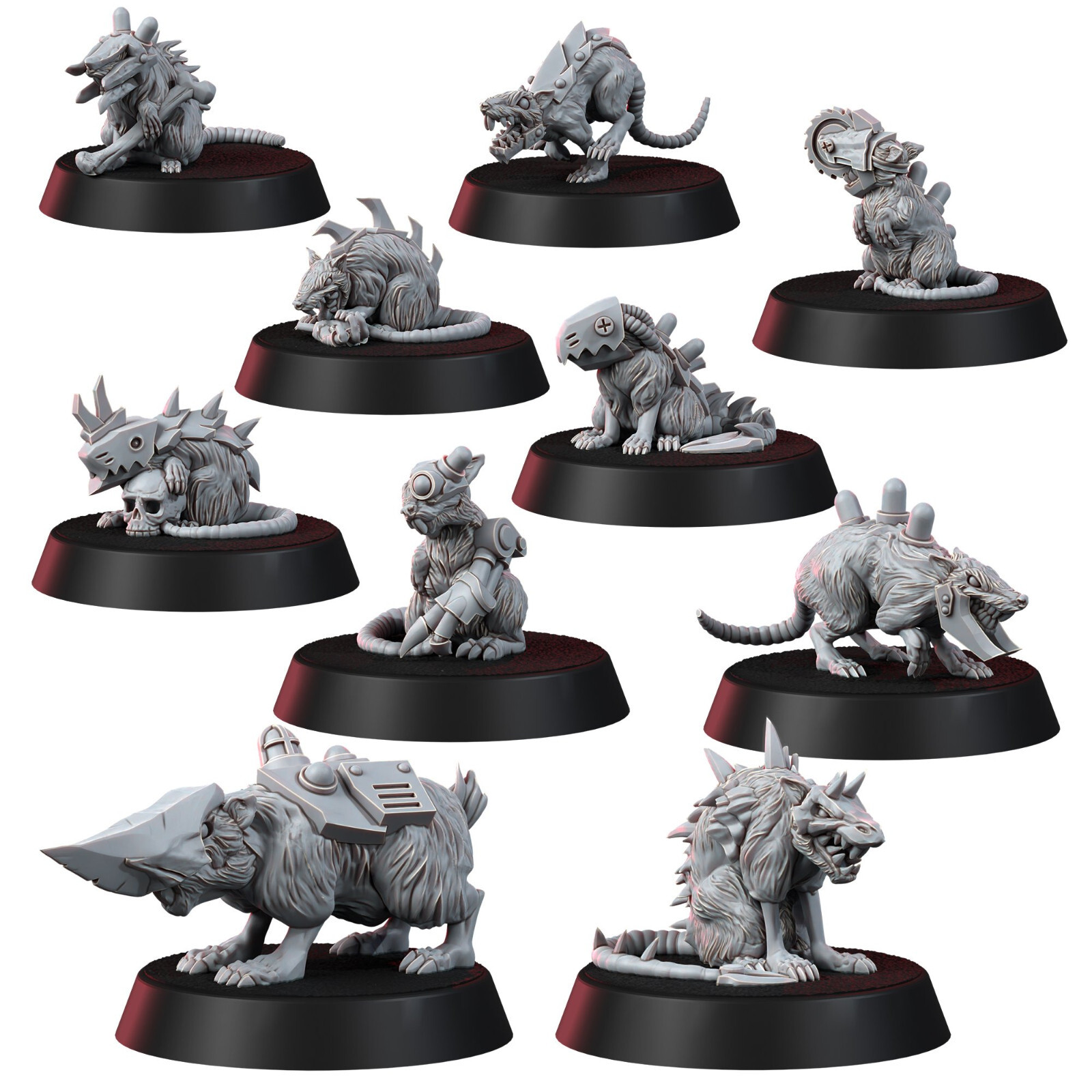 Wargame Exclusive Chaos Rat Mutants 28mm Miniatures