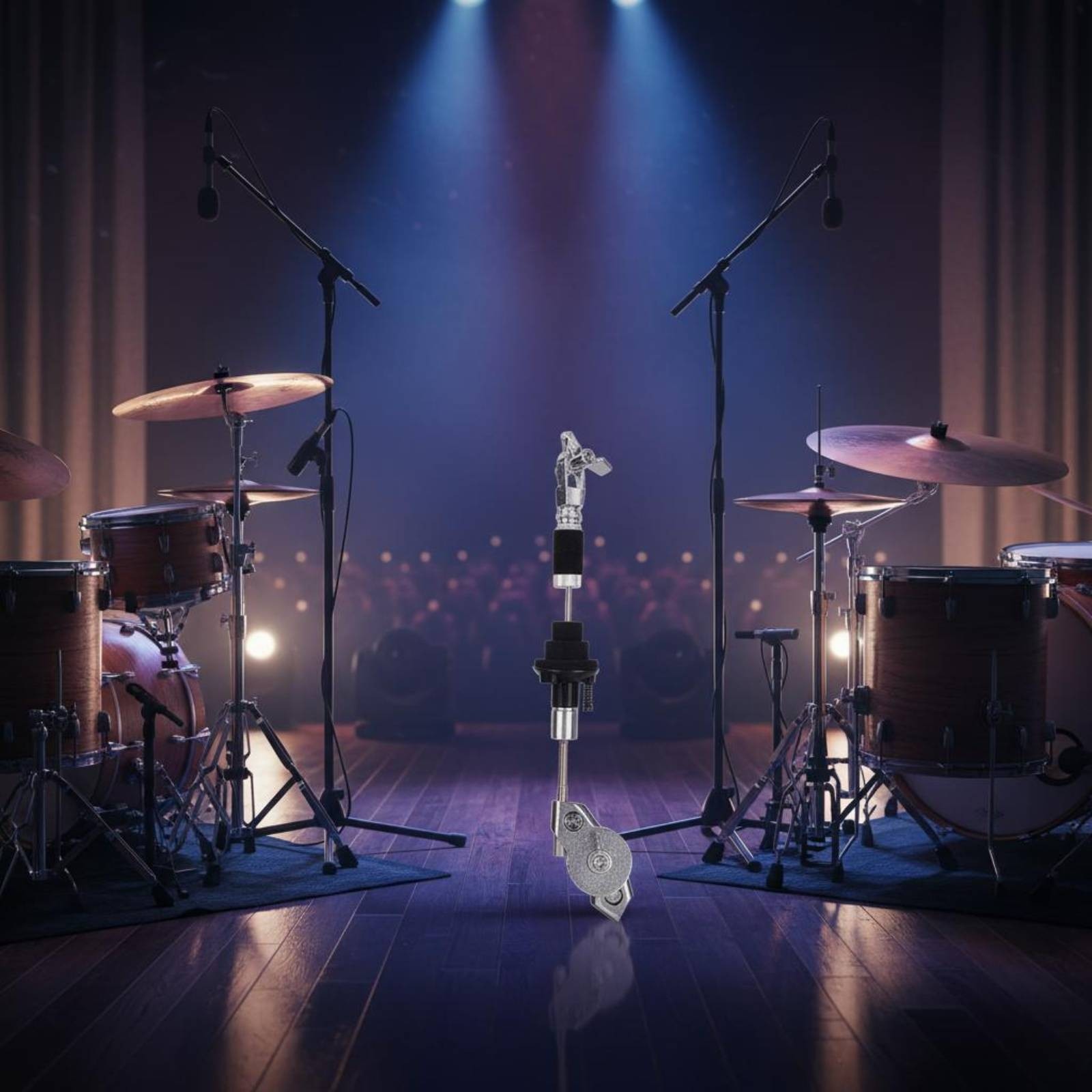 Distant Hi-Hat Holder Adjustable Music Hardware Metal