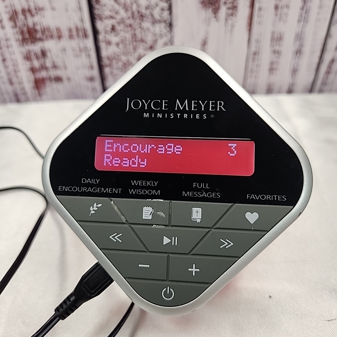 Joyce Meyer Ministries Daily Encouragement Audio Cube Christian Encouragement
