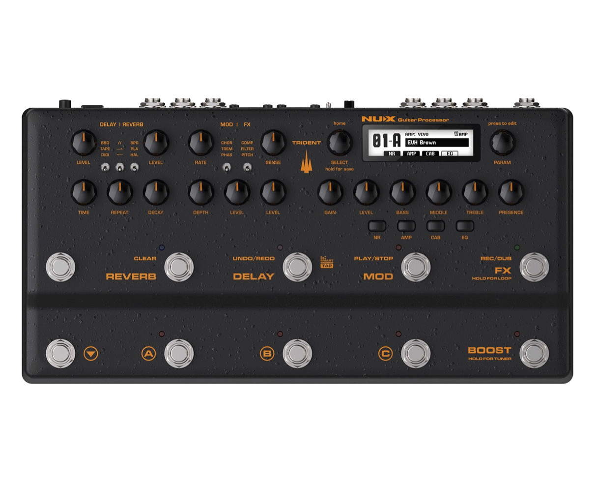NUX Trident Guitar Processor Pedal - Open Box