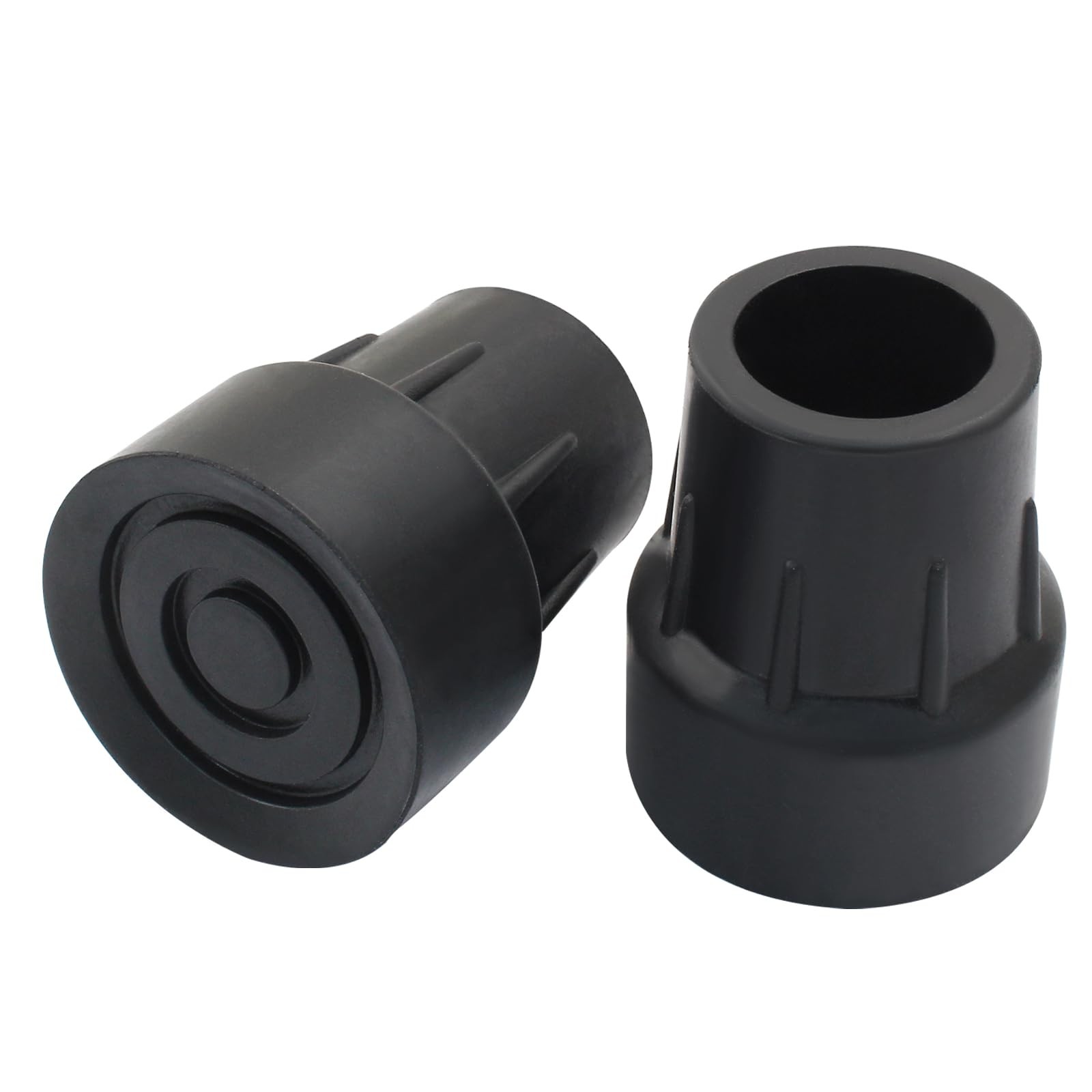 Thickened Rubber Cane Tips 1 Inch