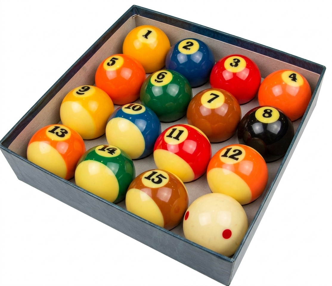 Super Aramith Pro TV Pro-Cup Billiard Ball Set w/ New Tray – Used