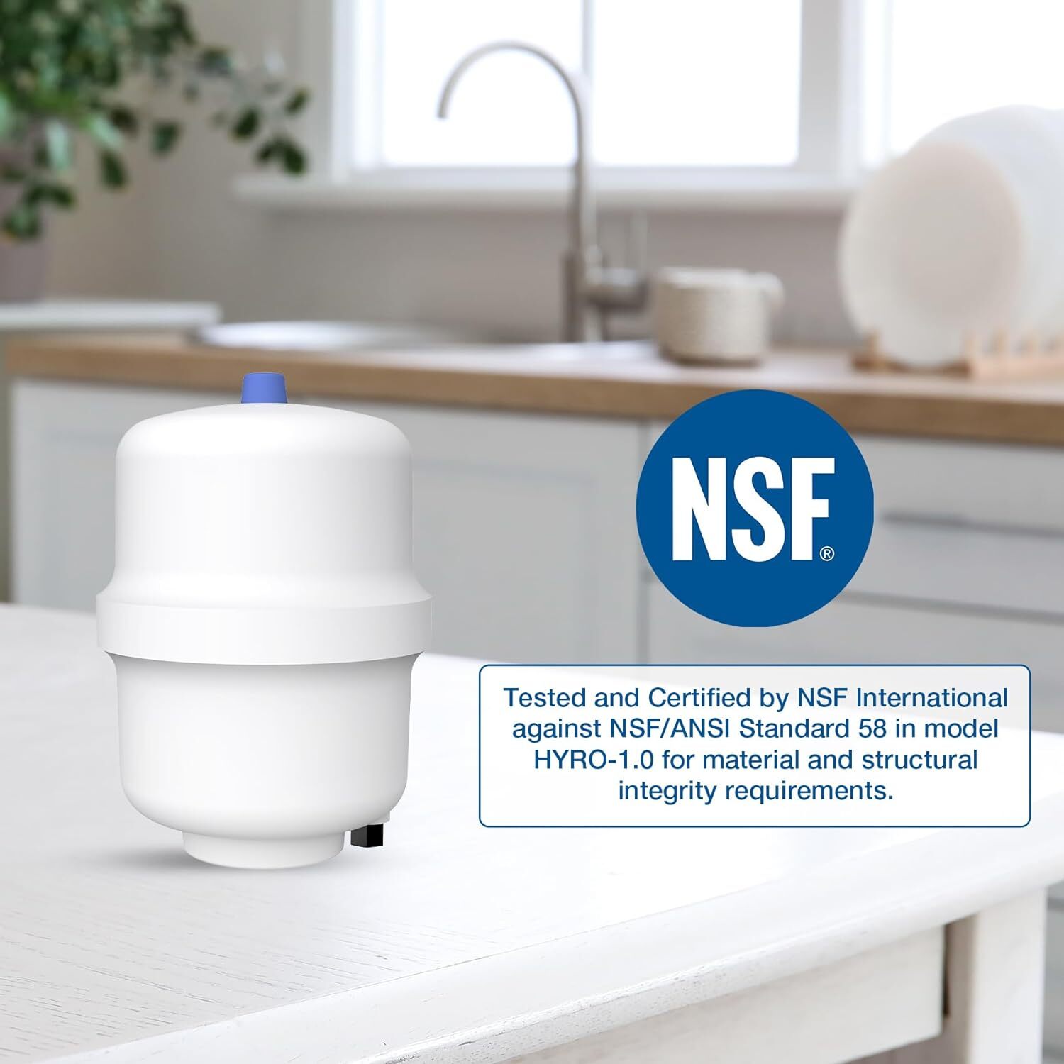 SimPure Water Pressure Tank for RO Reverse Osmosis System Refrigerator Ice Maker
