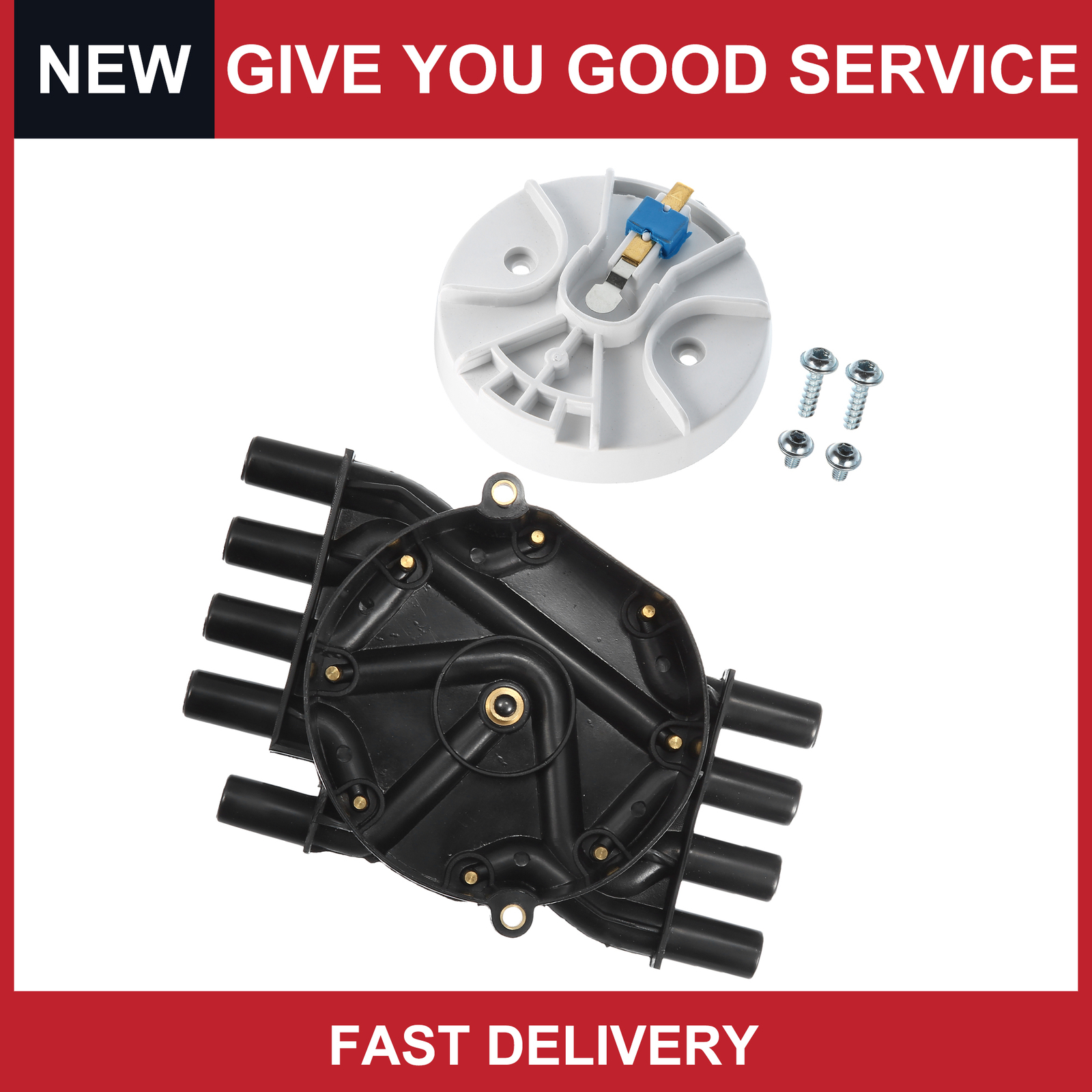 Pack of 1 For Chevrolet C1500 Ignition Distributor Set Distributor Cap Rotor Kit