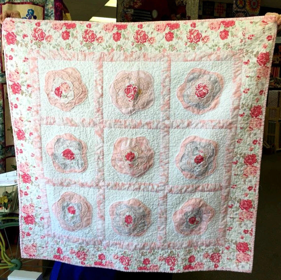 French Roses Quilt Pattern by Heather French