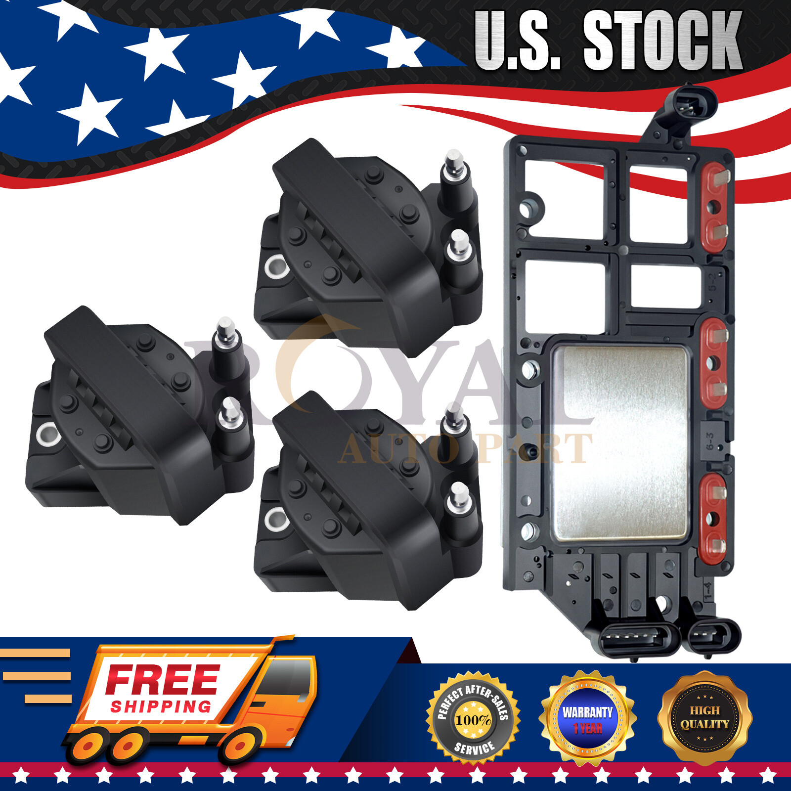 Ignition Coil & Control Module for 95-02 Chevy Buick LeSabre Pontiac DR39 LX-346