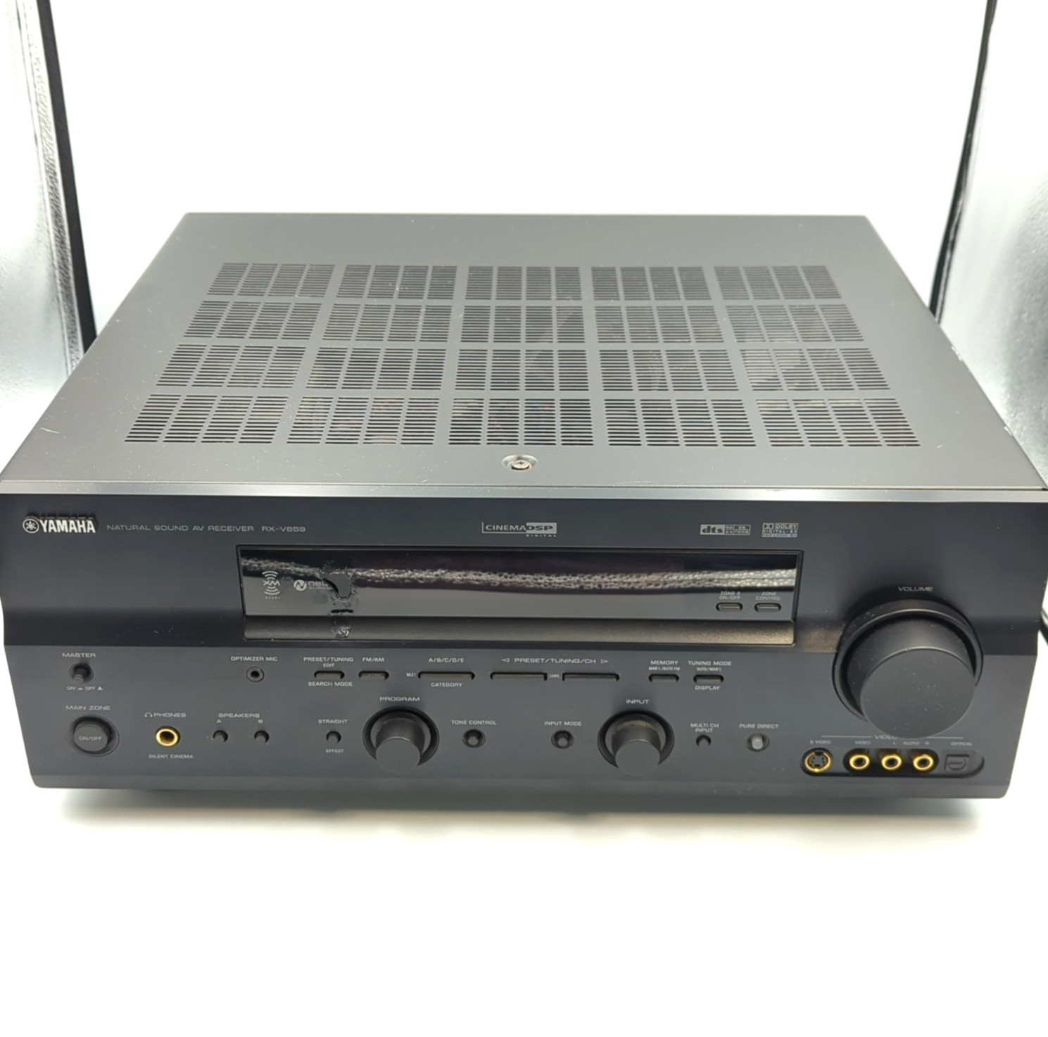 Yamaha RX-V659 Natural Sound 7.1 Channel AV Home Theatre Receiver XM *TESTED*