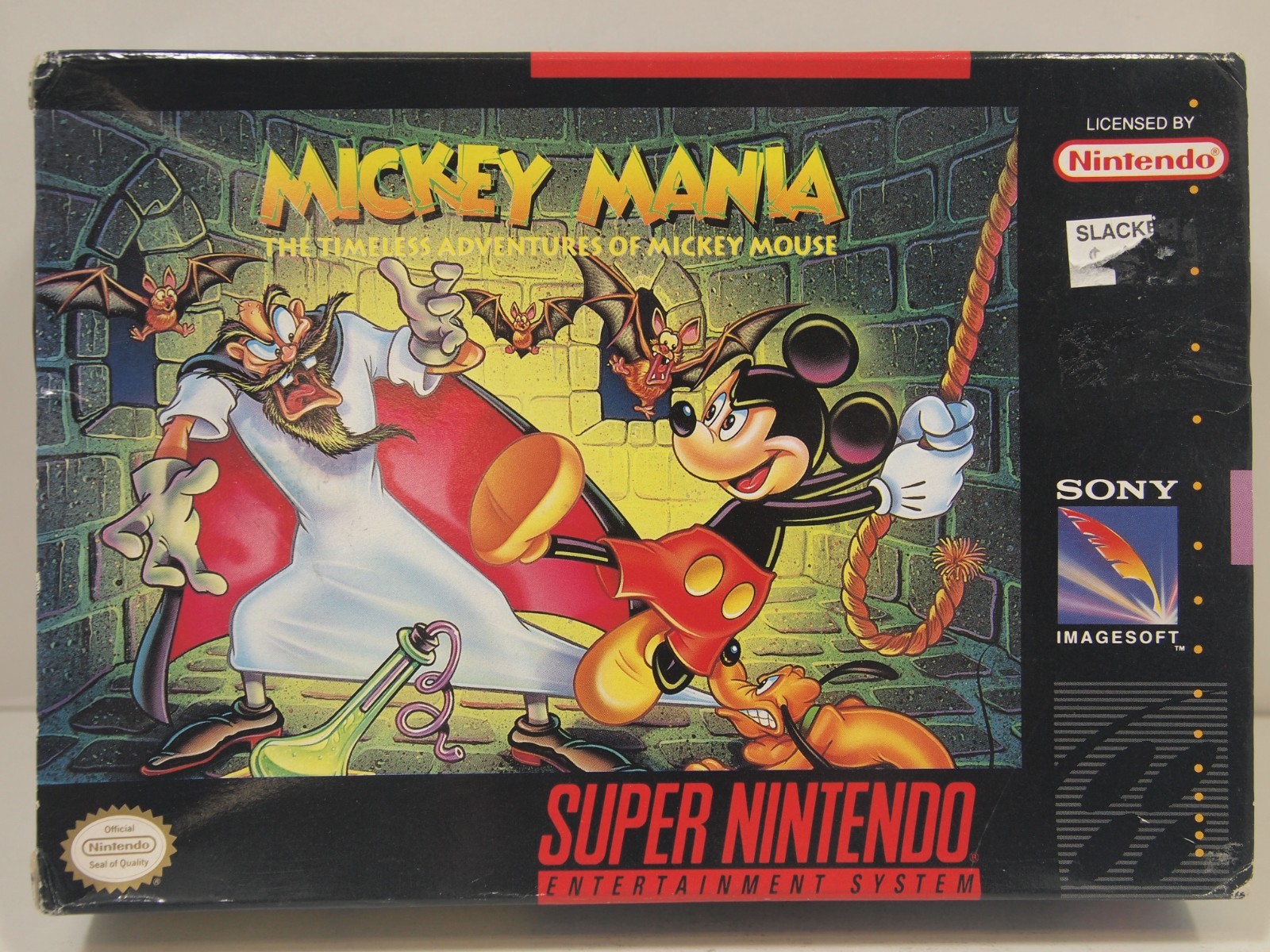 Mickey Mania (Super Nintendo | SNES) Authentic BOX ONLY
