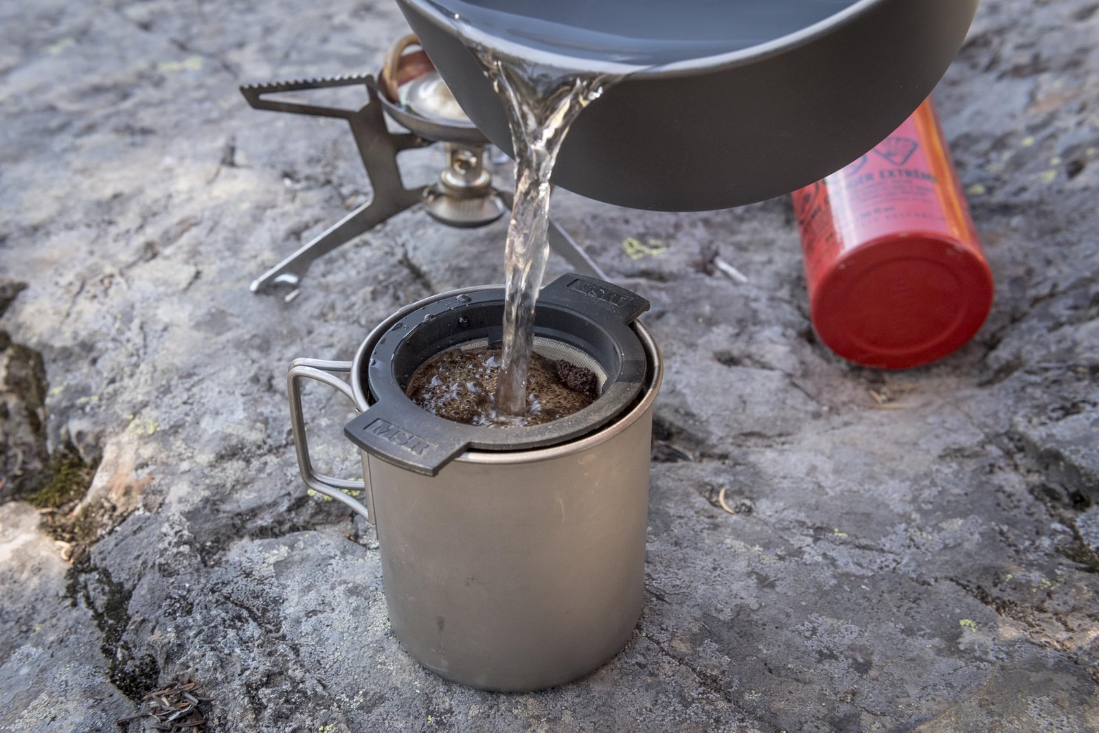 MSR Mugmate Camping Coffee Tea Filter Reusable, Lightweight, Portable
