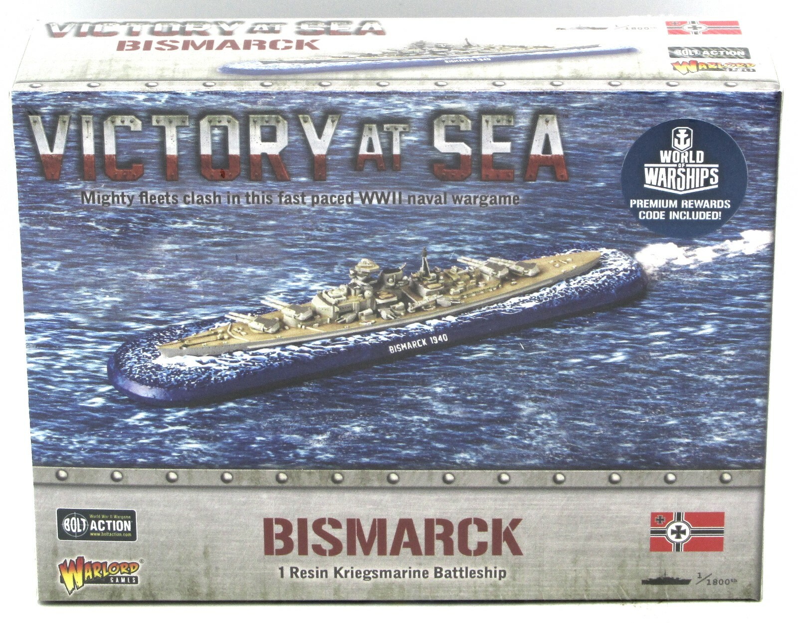 Victory at Sea 742411010 Bismarck (Kriegsmarine Battleship) WWII German Warship