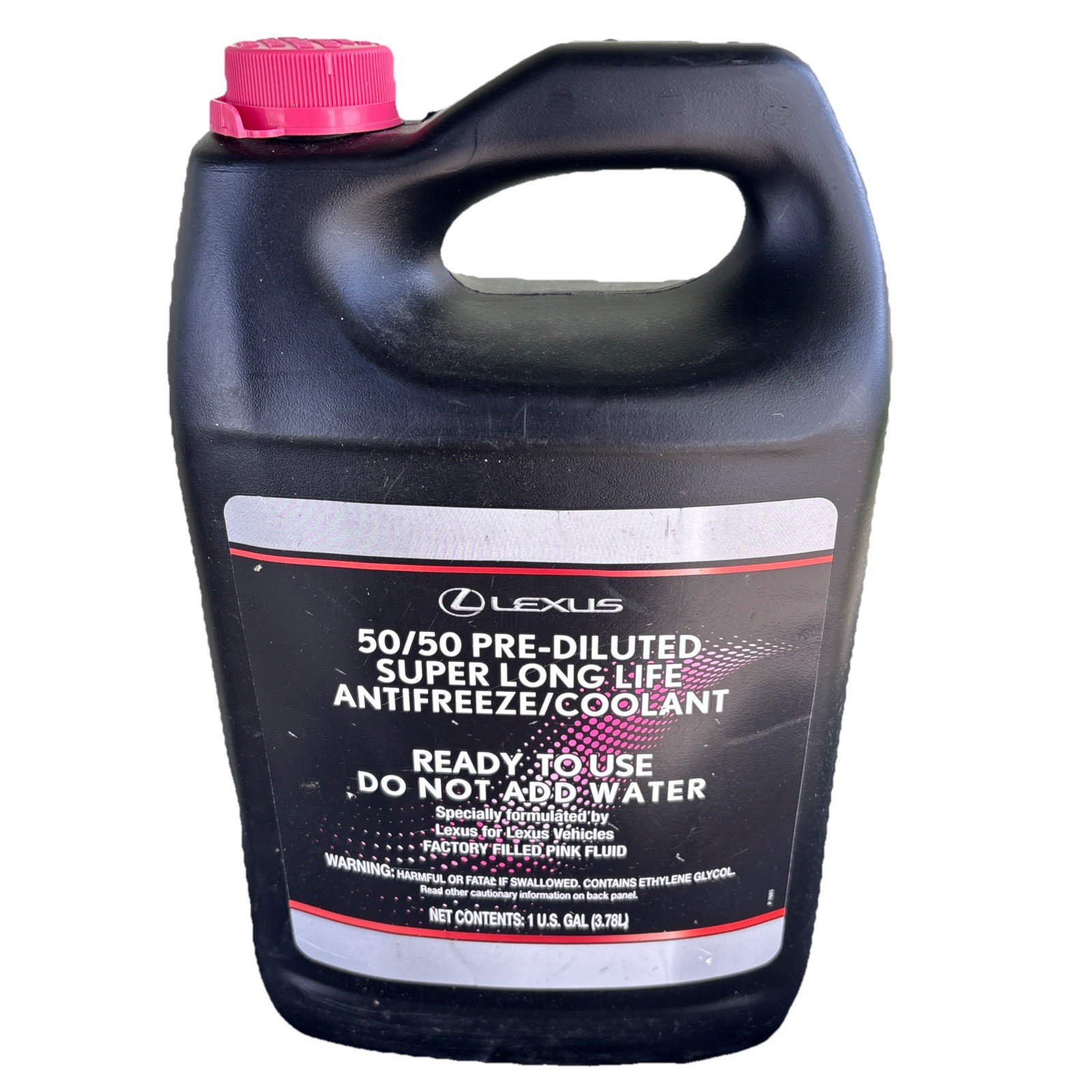 1 Gallon Pink Genuine OEM Toyota Lexus Super Long Life Antifreeze Coolant 50/50*