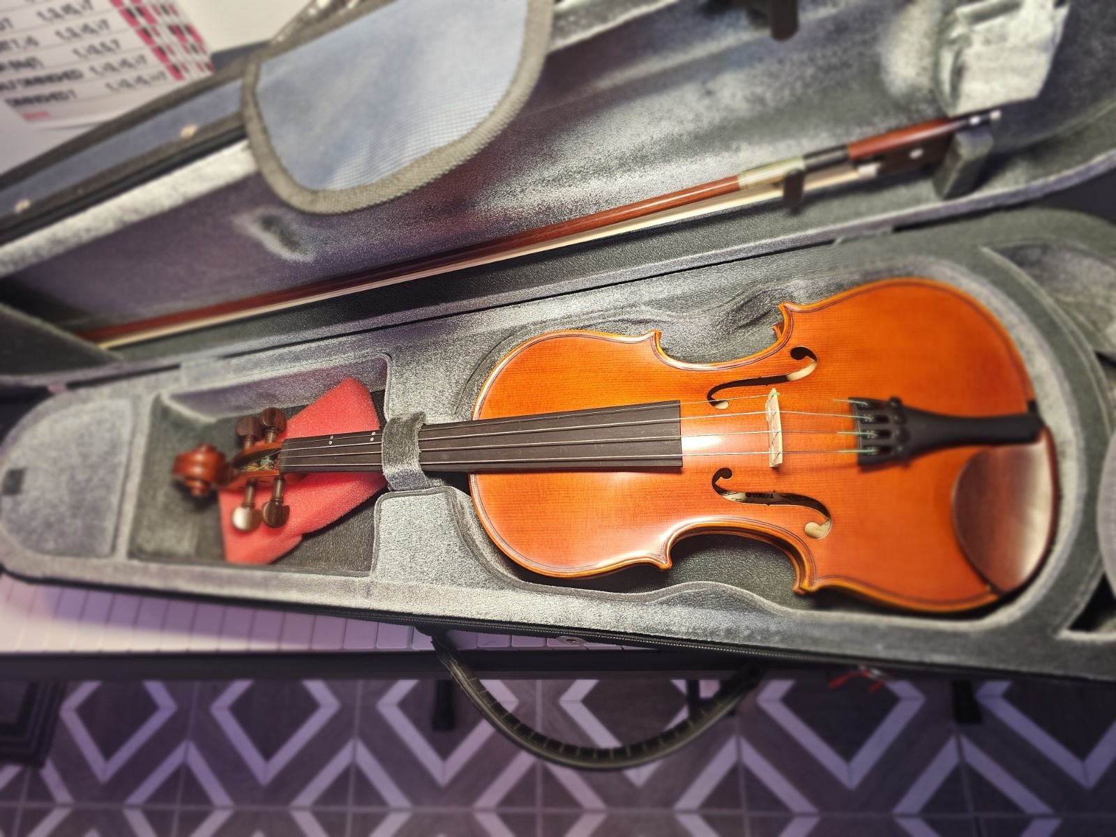 Yamaha Violin 1/2 size V-5 excellent shape Case and Accessories Studio inventory