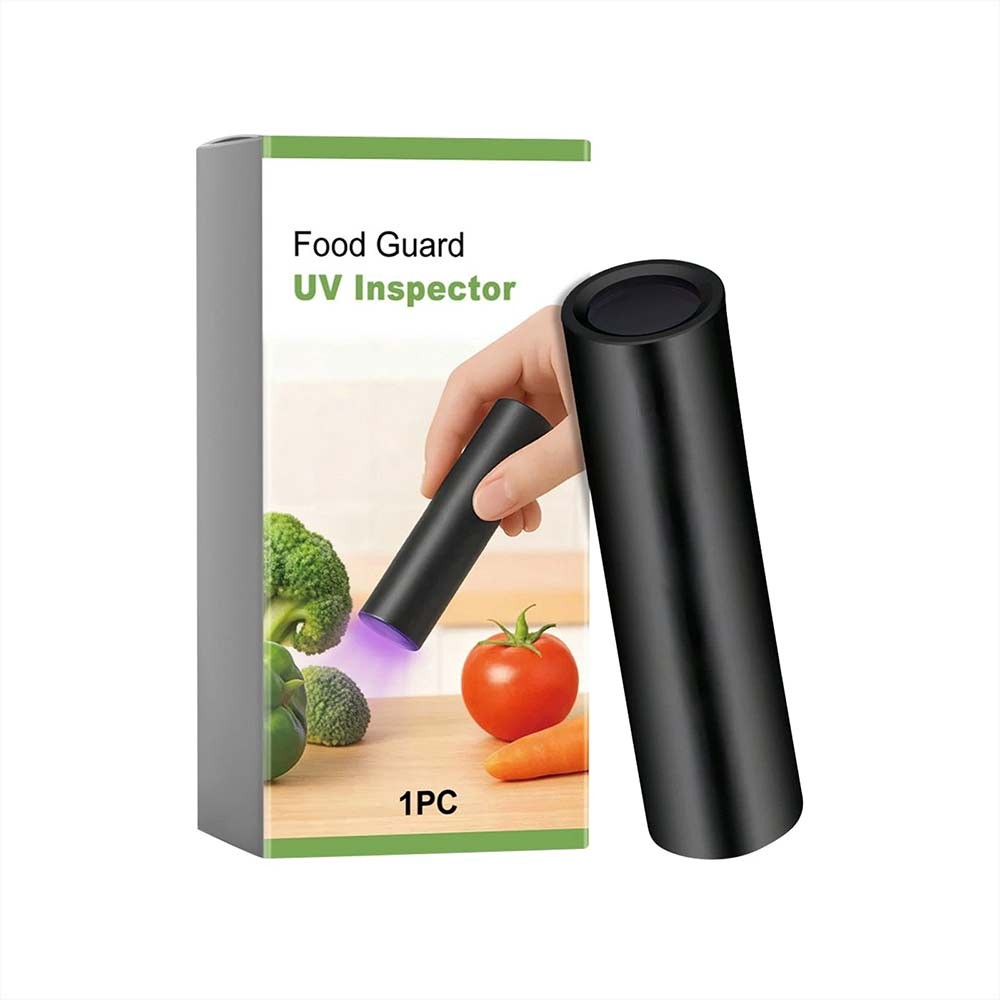 Portable UV Black Light Flashlight Vegetables Detector Inspection Tool