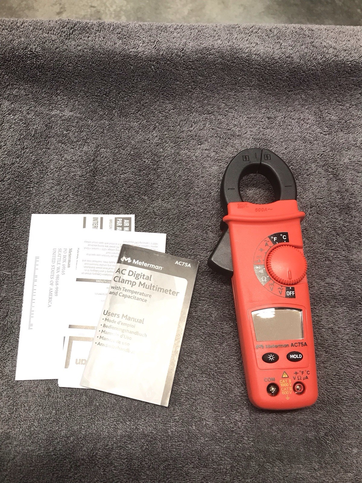 Meterman AC75A AC Clamp Meter