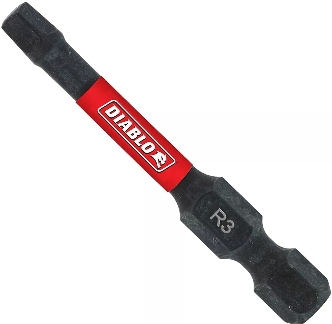 Diablo DSQ32P1 Durable Torque Resistant #3 Square Drive Bit 2 in.
