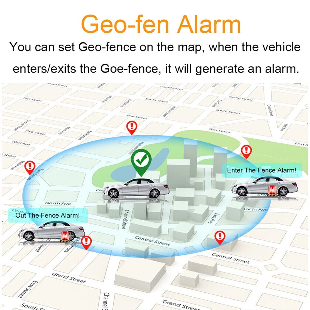 4G Car GPS Tracker Real-time Tracking Locator Device Remote Control Anti Theft⚘