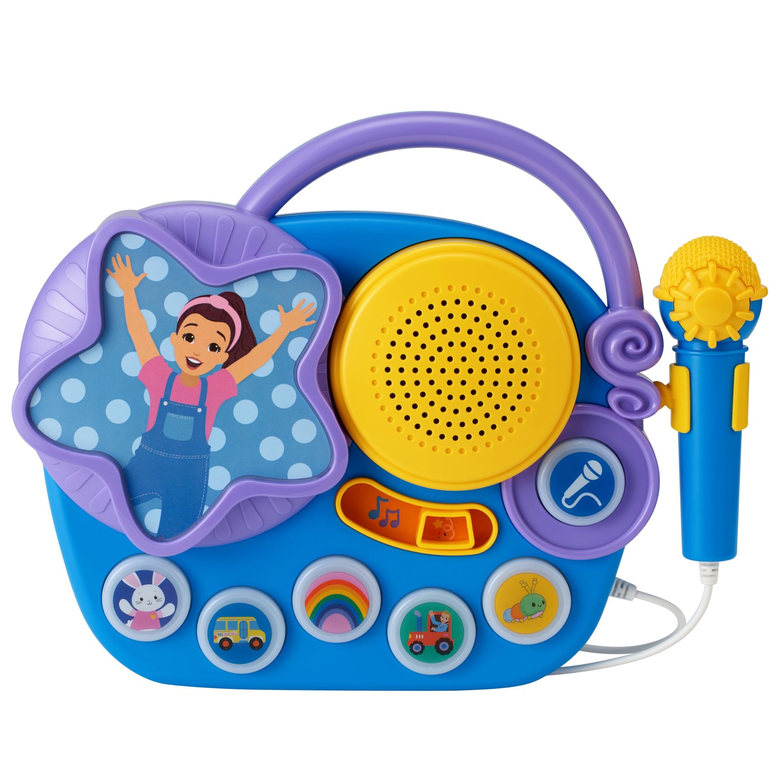 Ms Rachel Karaoke Microphone with Boombox for Fans of Toddler Toys, Kids Kara...