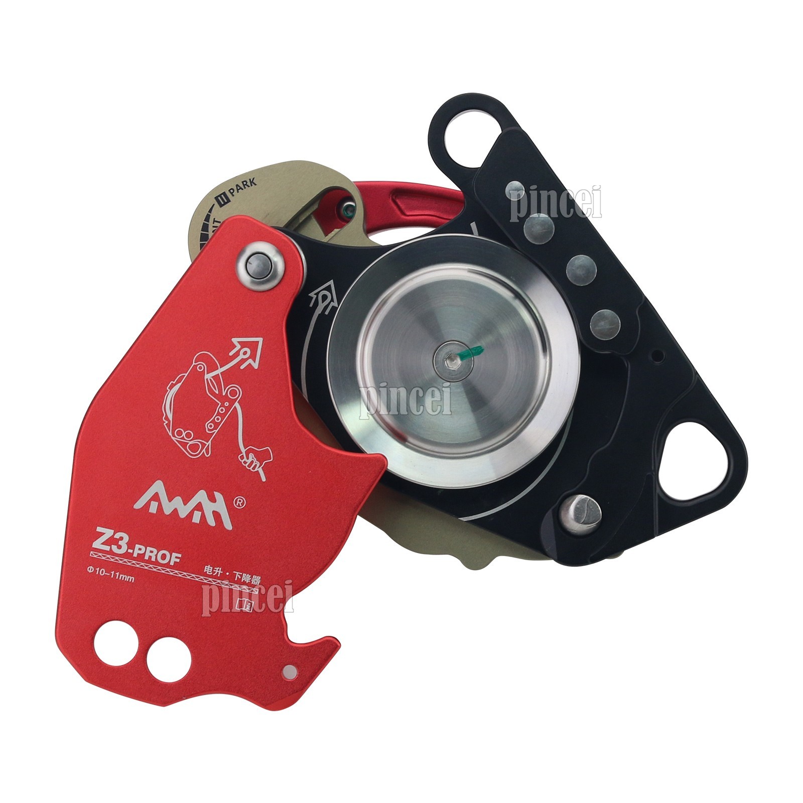 Z3-PROF Red Ascent Descent Device Ascender Descender Device (with Tool Box)