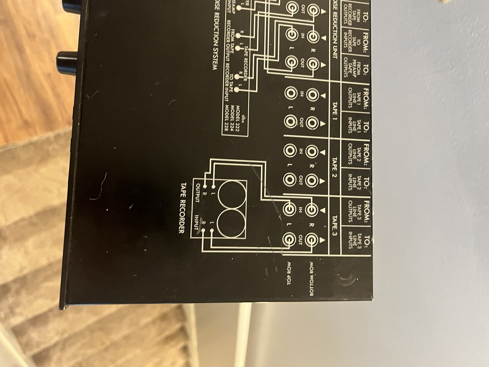 DBX. 200X Tape Selector Program Route Selector Stereo