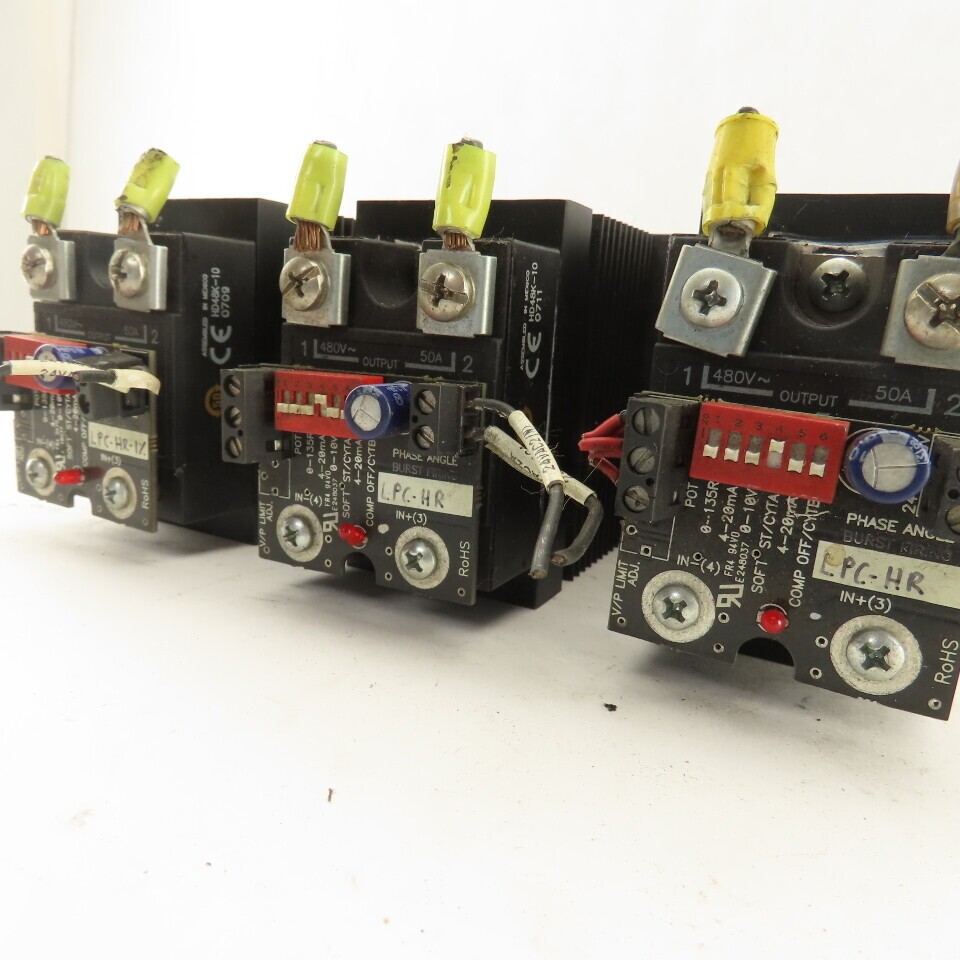 HBC Controls LPC-50HDA-3 48-530VAC 3 Phase Angle Solid State Power Controller